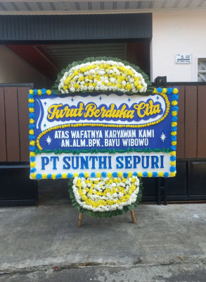 Papan Bunga Duka di Talang Lindung